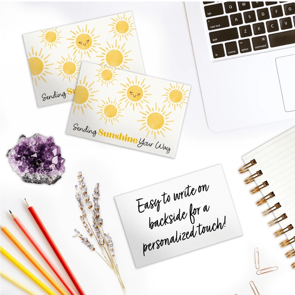 20 (4” x 6”) charming thank you cards, perfect for expressing gratitude. - Picture 6 of 7